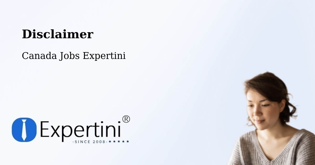 Disclaimer – Bluewater - Canada Jobs Expertini